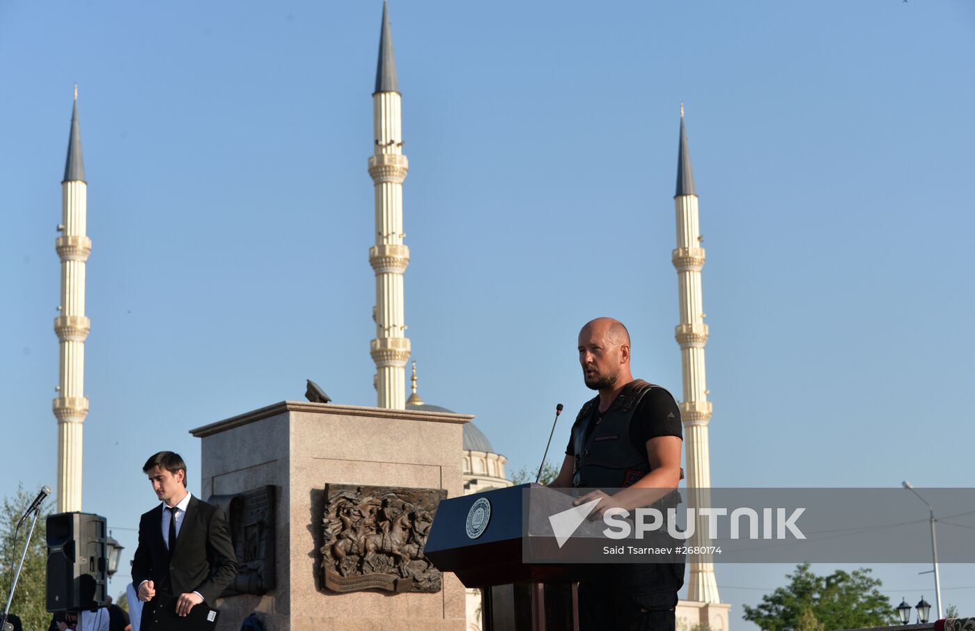 "The Roads of Victory" biker rally in Grozny
