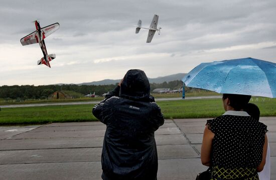 Open day at Tsentralnaya Uglovaya military airfield in Primorye Territory