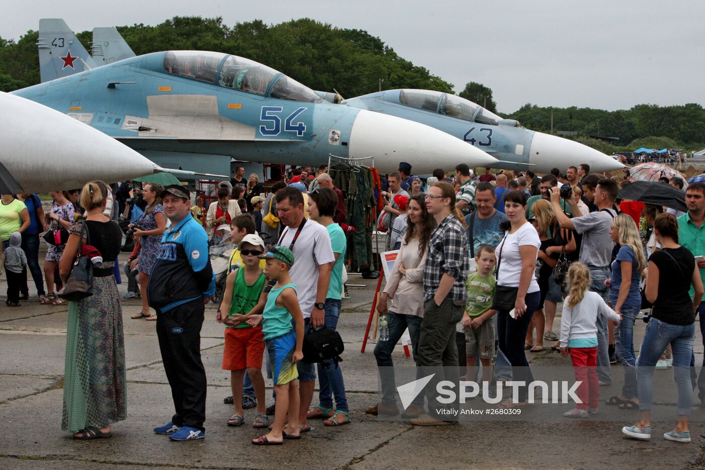 Open day at Tsentralnaya Uglovaya military airfield in Primorye Territory