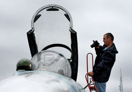 Open day at Tsentralnaya Uglovaya military airfield in Primorye Territory