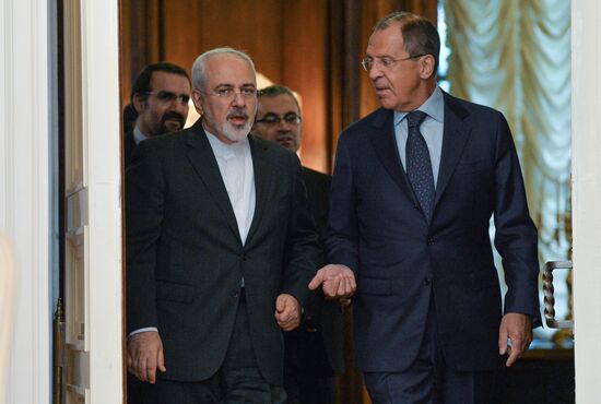 Russian and Iranian Foreign Ministers S.Lavrov and M.Zarif meet in Moscow