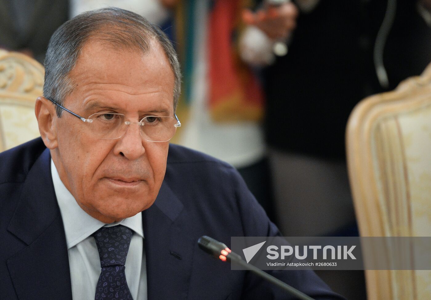 Russian and Iranian Foreign Ministers S.Lavrov and M.Zarif meet in Moscow