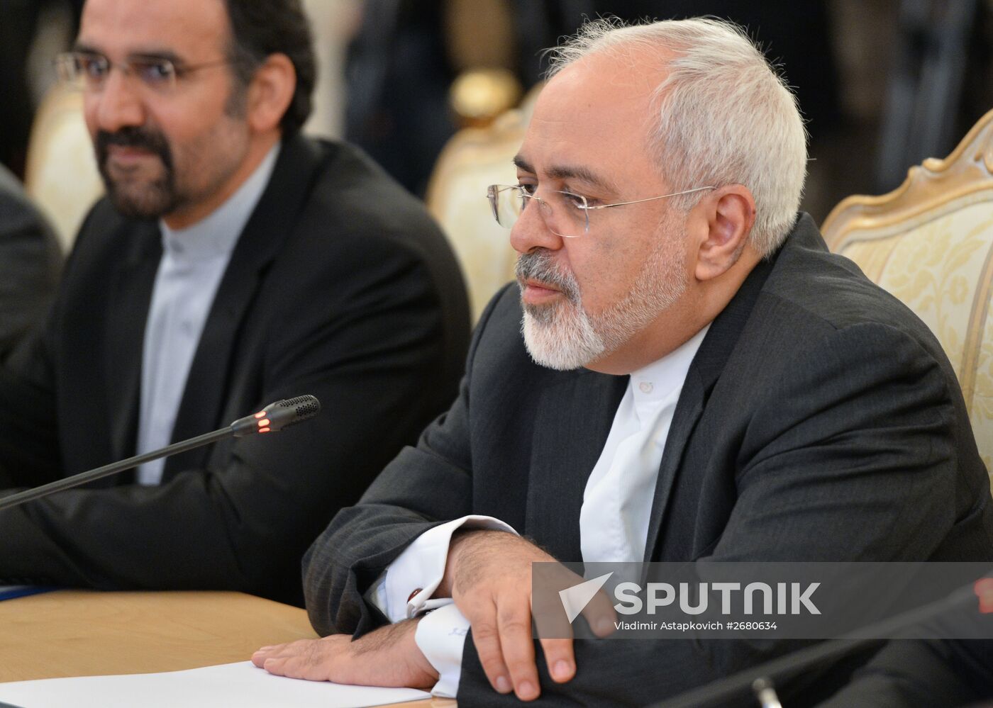 Russian and Iranian Foreign Ministers S.Lavrov and M.Zarif meet in Moscow