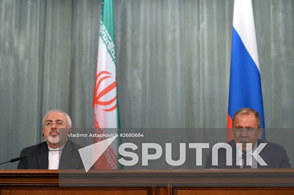 Russian and Iranian Foreign Ministers S.Lavrov and M.Zarif meet in Moscow