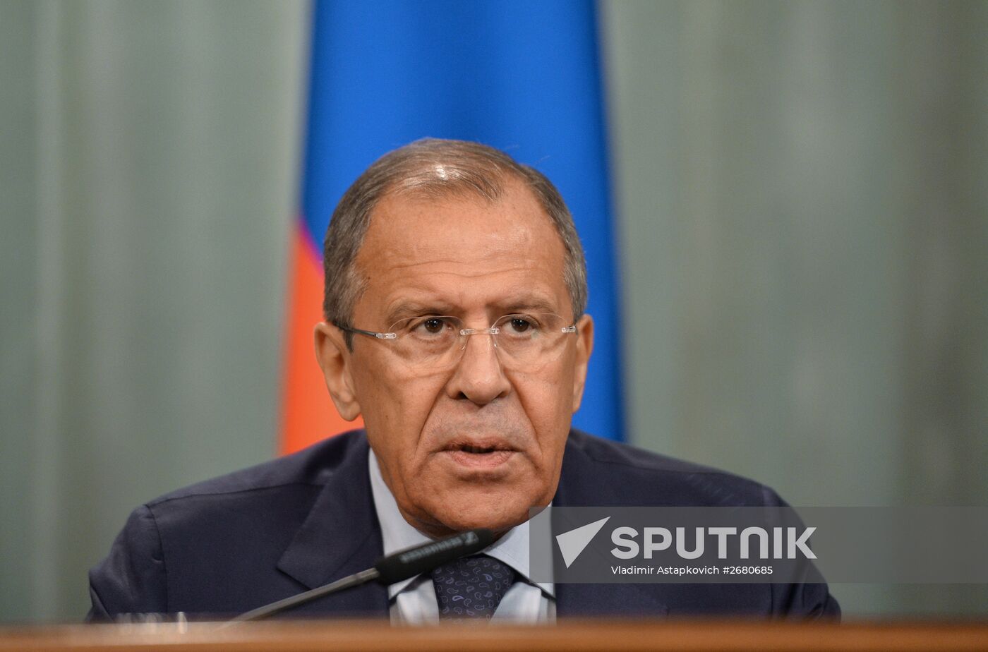 Russian and Iranian Foreign Ministers S.Lavrov and M.Zarif meet in Moscow
