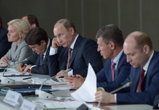 Meeting of Russian State Council's Presidium in Crimea