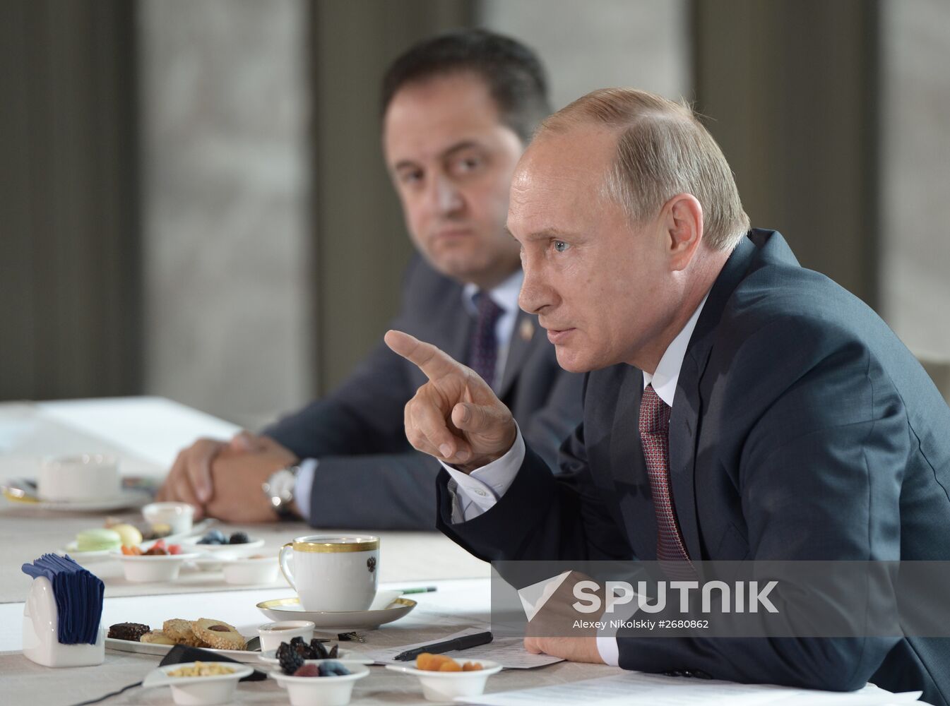 Russian President Vladimir Putin's meeting with representatives of national public associations of Crimea