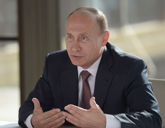 Russian President Vladimir Putin's meeting with representatives of national public associations of Crimea