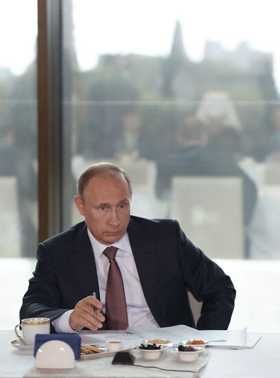 Russian President Vladimir Putin's meeting with representatives of national public associations of Crimea