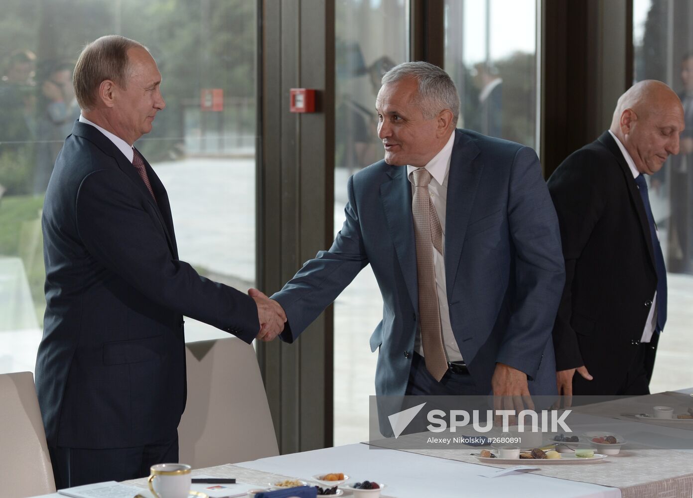 Russian President Vladimir Putin's meeting with representatives of national public associations of Crimea