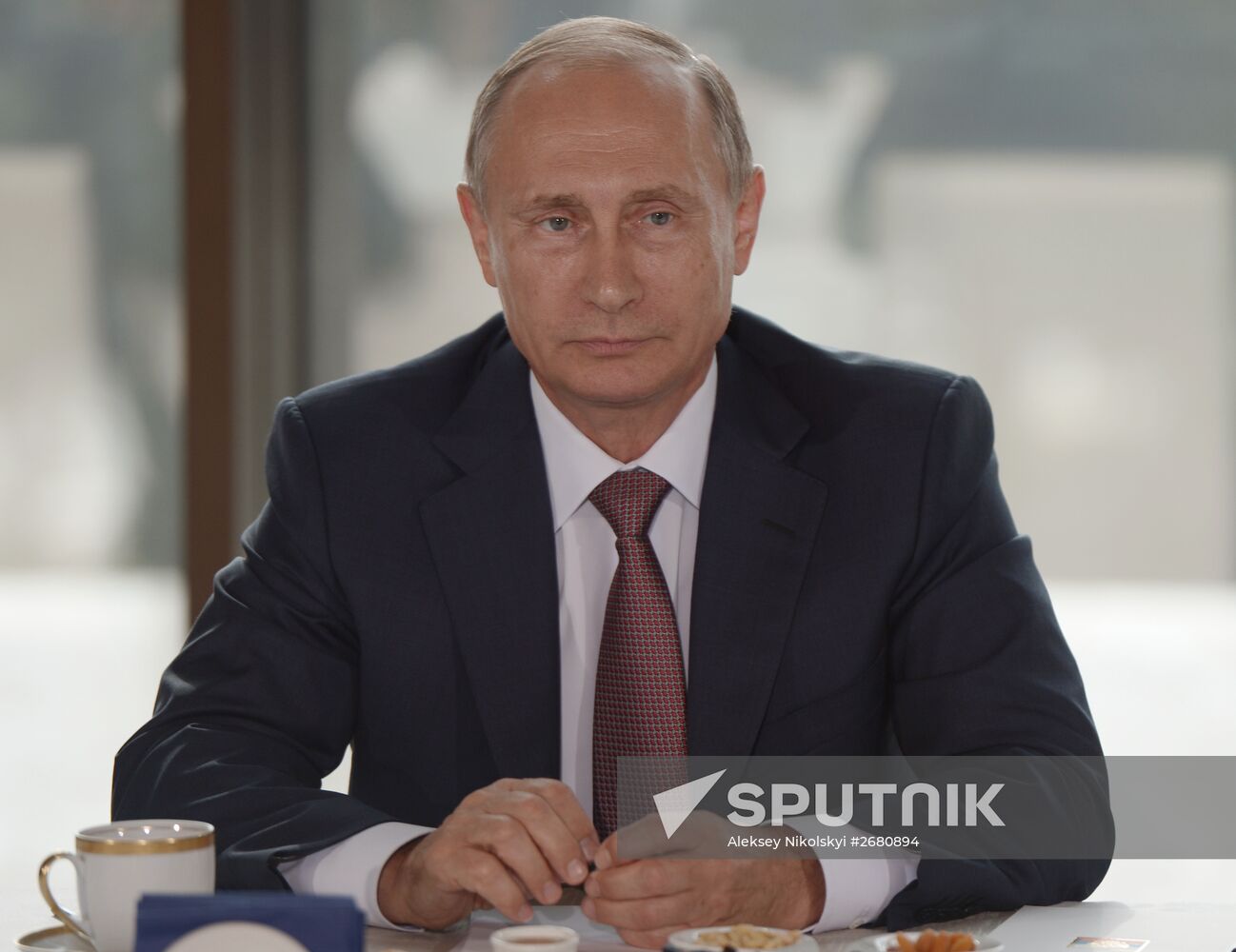 Russian President Vladimir Putin's meeting with representatives of national public associations of Crimea