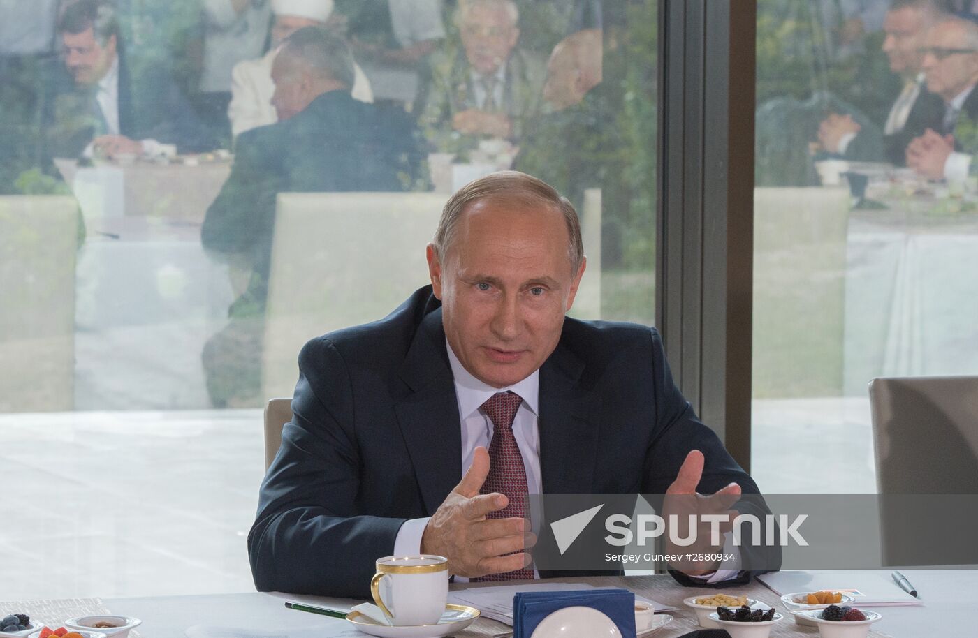 Russian President Vladimir Putin's meeting with representatives of national public associations of Crimea