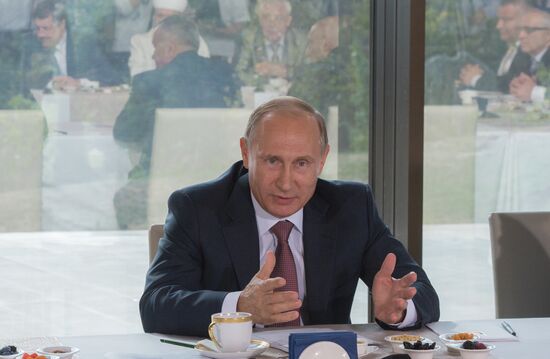 Russian President Vladimir Putin's meeting with representatives of national public associations of Crimea