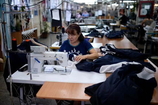 The Sinar garment factory in the Novosibirsk Region