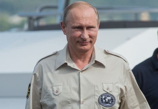 Russian President Vladimir Putin's working visit to Crimea