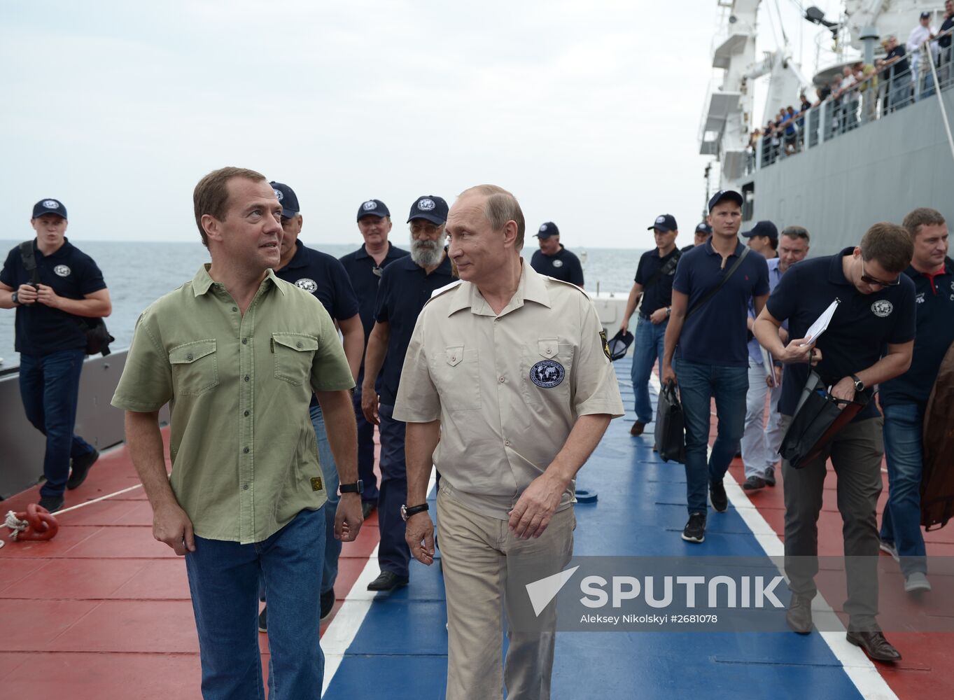 Russian President Vladimir Putin's and Prime Minister Dmitry Medvedev's working visit to Crimea
