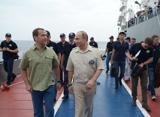 Russian President Vladimir Putin's and Prime Minister Dmitry Medvedev's working visit to Crimea