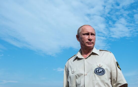 Russian President Vladimir Putin's working visit to Crimea