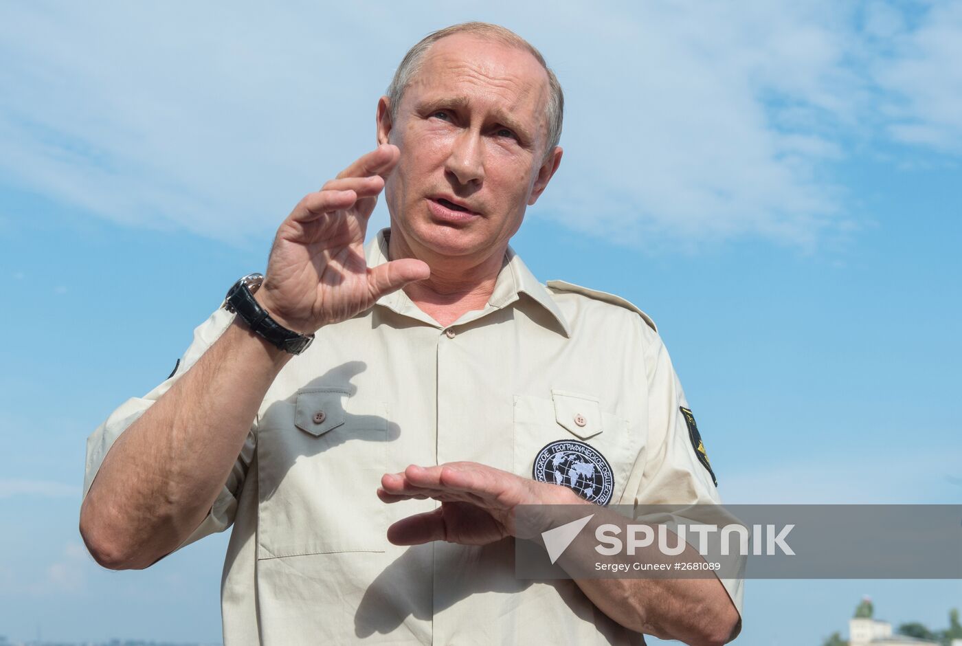 President Vladimir Putin visits Crimea