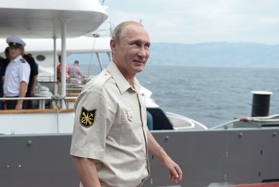 Russian President Vladimir Putin's working visit to Crimea