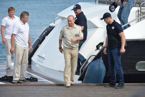 Russian President Vladimir Putin's working visit to Crimea