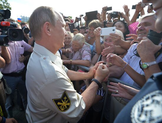 Russian President Vladimir Putin's working visit to Crimea