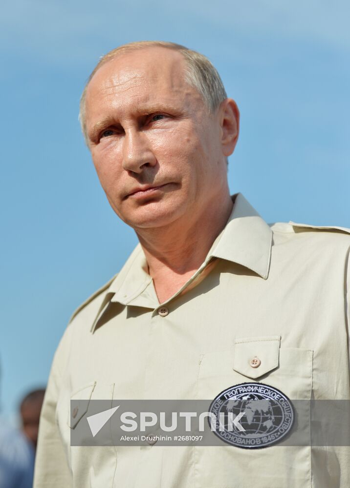 Russian President Vladimir Putin's working visit to Crimea