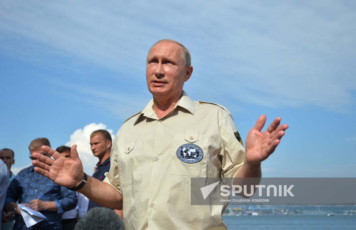 Russian President Vladimir Putin's working visit to Crimea