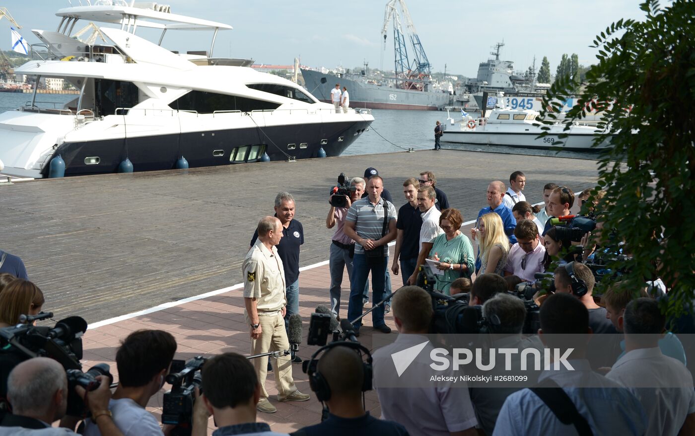 Russian President Vladimir Putin's working visit to Crimea