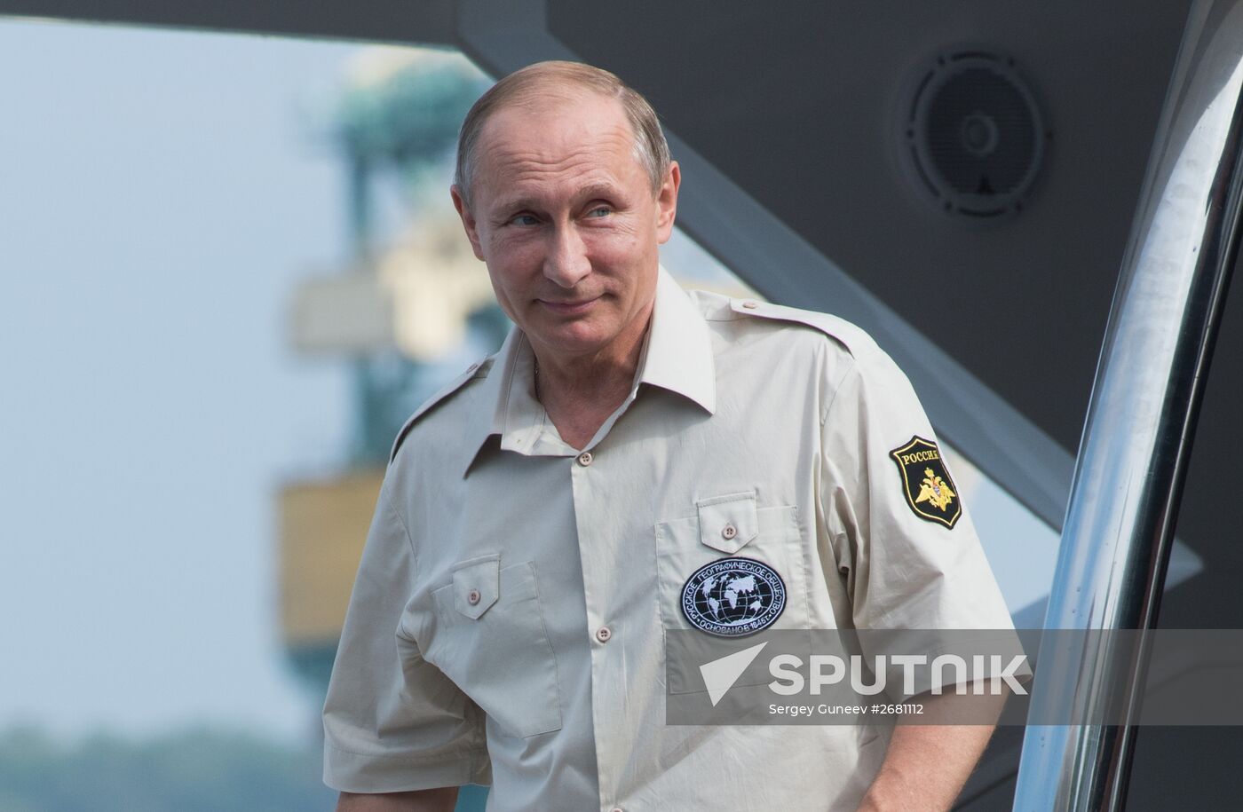 President Vladimir Putin visits Crimea