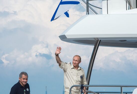 Russian President Vladimir Putin's working visit to Crimea