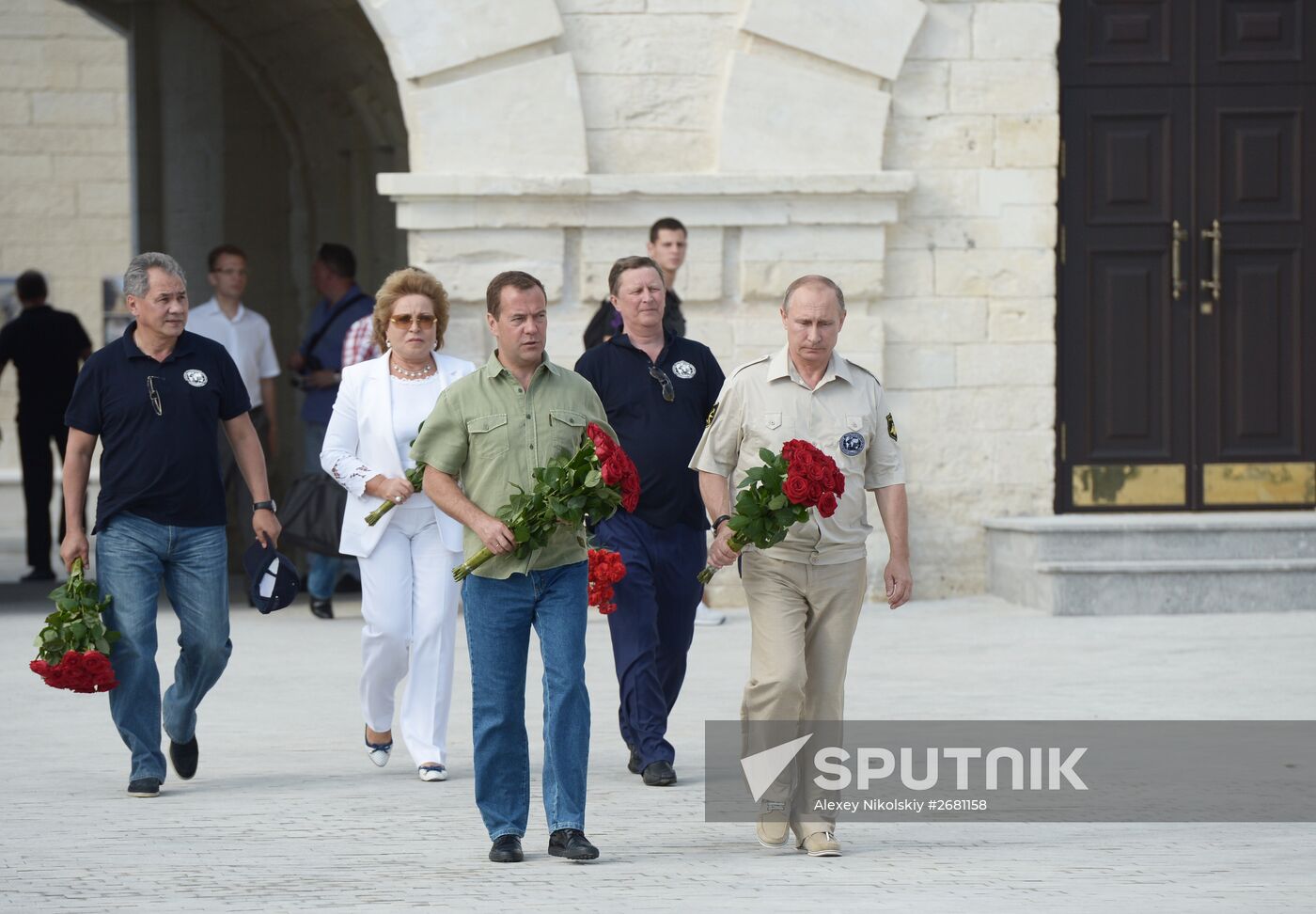 President Vladimir Putin visits Crimea