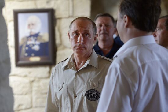 Russian President Vladimir Putin's and Prime Minister Dmitry Medvedev's working visit to Crimea