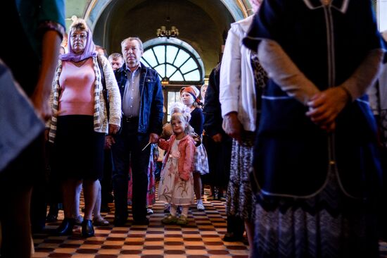 Apple Feast Day in Russia