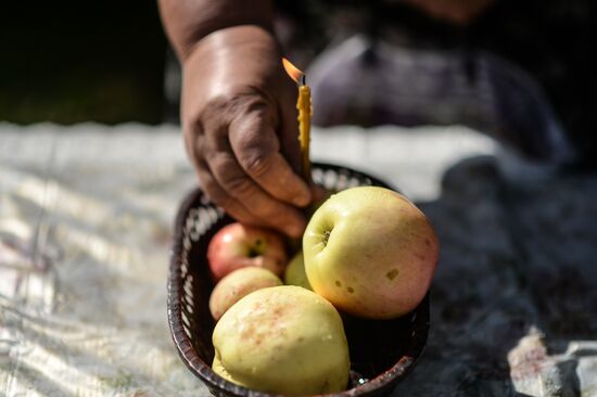 Apple Feast Day in Russia