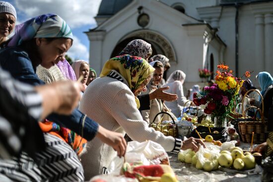Apple Feast Day in Russia