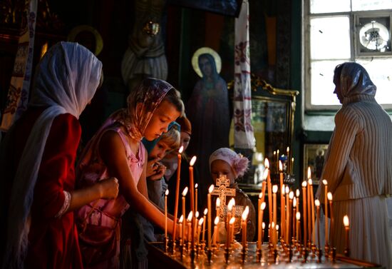 Apple Feast Day in Russia