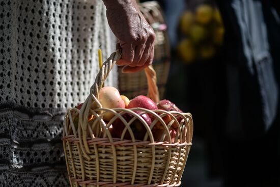 Apple Feast Day in Russia