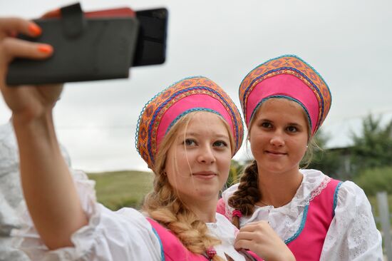 Apple Feast Day in Russia