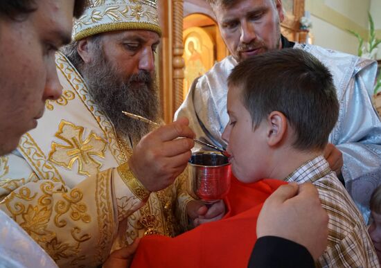 Apple Feast Day in Russia