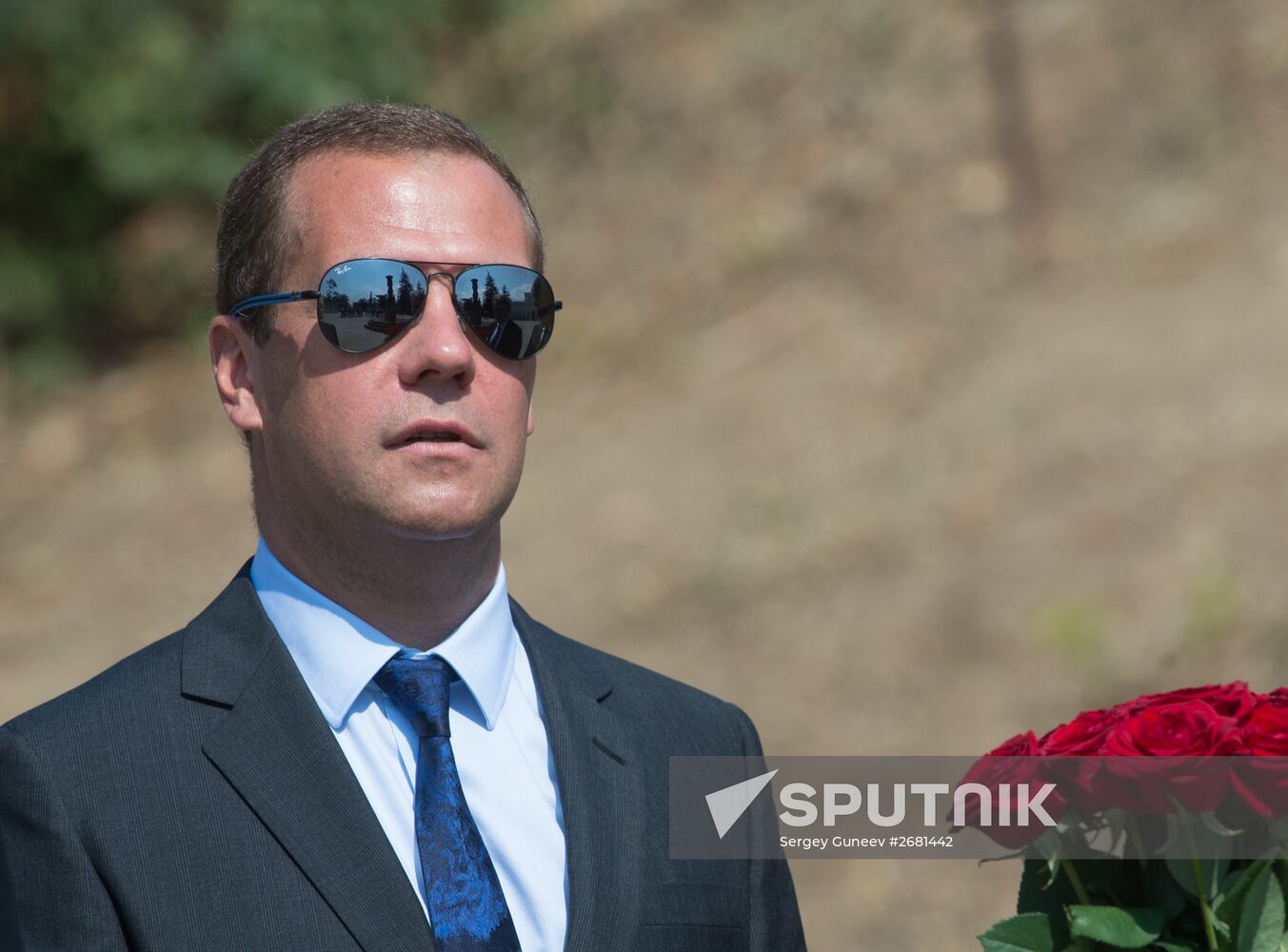 Russian President Vladimir Putin's and Russian Prime Minister Dmitry Medvedev's working visit to Crimea