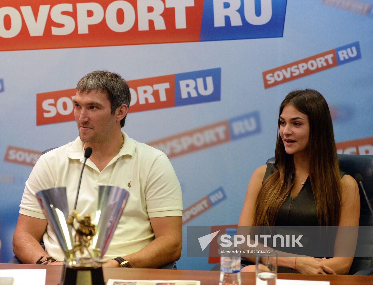 Alexander Ovechkin awarded with Kharlamov Trophy