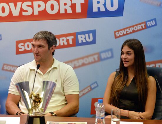 Alexander Ovechkin awarded with Kharlamov Trophy