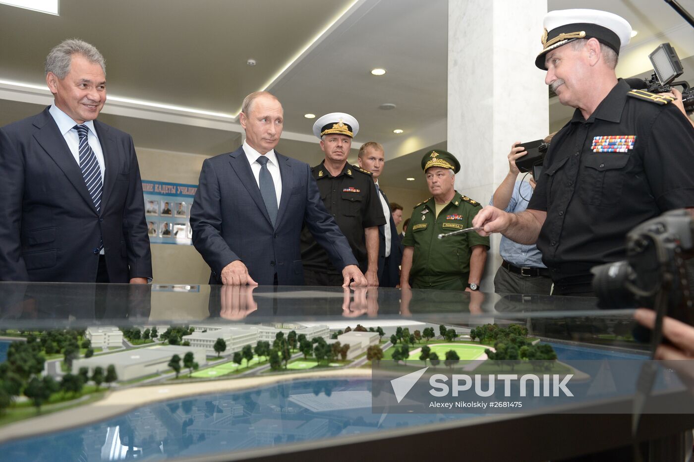 Russian President Vladimir Putin's and Russian Prime Minister Dmitry Medvedev's working visit to Crimea