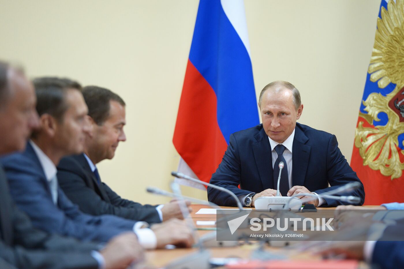 Russian President Vladimir Putin's and Russian Prime Minister Dmitry Medvedev's working visit to Crimea