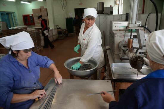 Manufacturing firecrackers in the Moscow Region