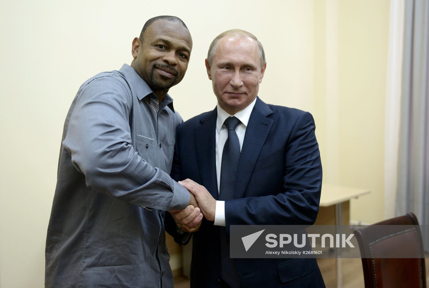 Russian President Vladimir Putin and Prime Minister Dmitry Medvedev visit Crimea