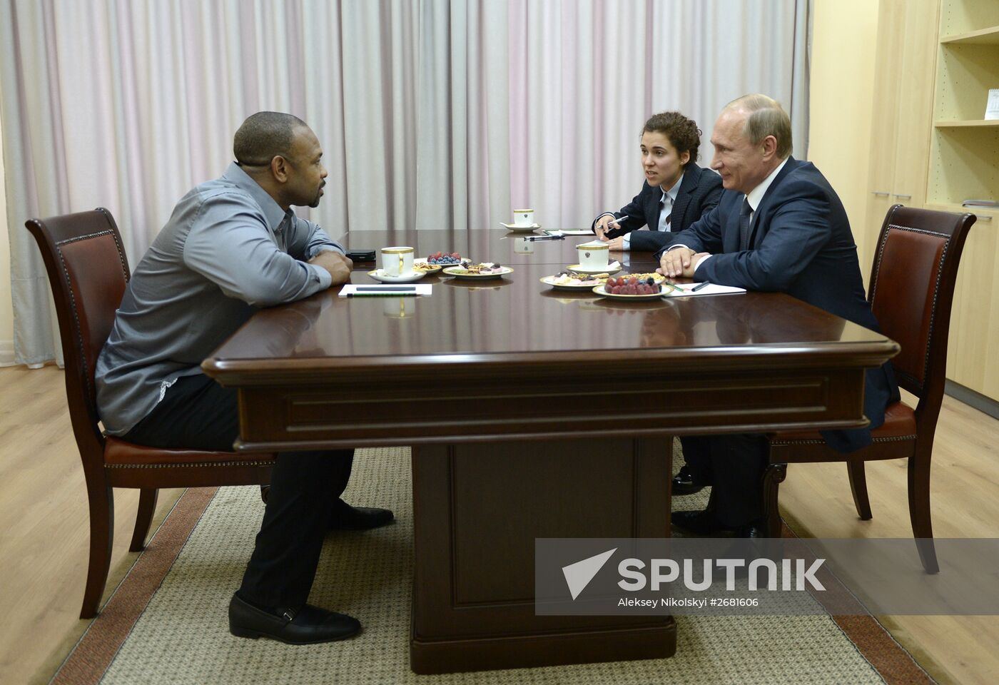 Russian President Vladimir Putin and Prime Minister Dmitry Medvedev visit Crimea