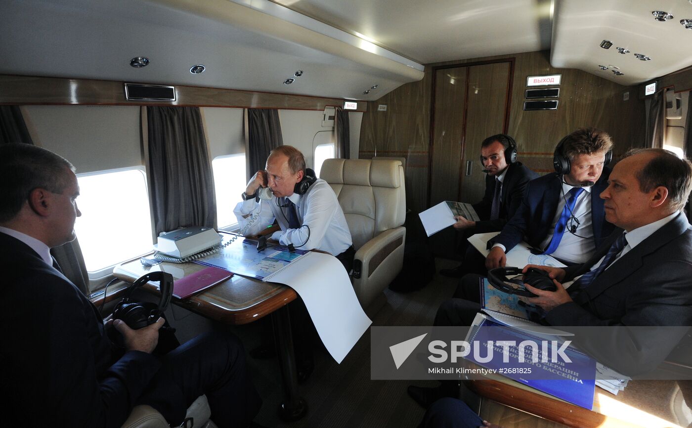 President Vladimir Putin's working visit to Novorossiysk