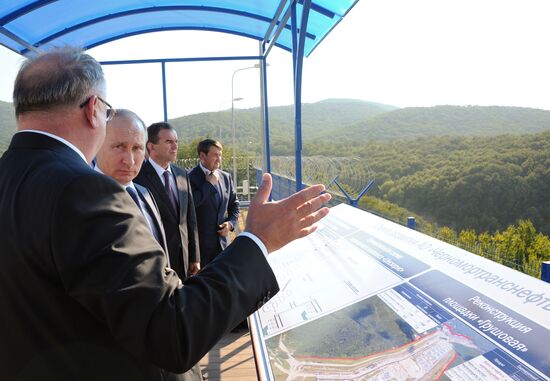 President Vladimir Putin's working visit to Novorossiysk